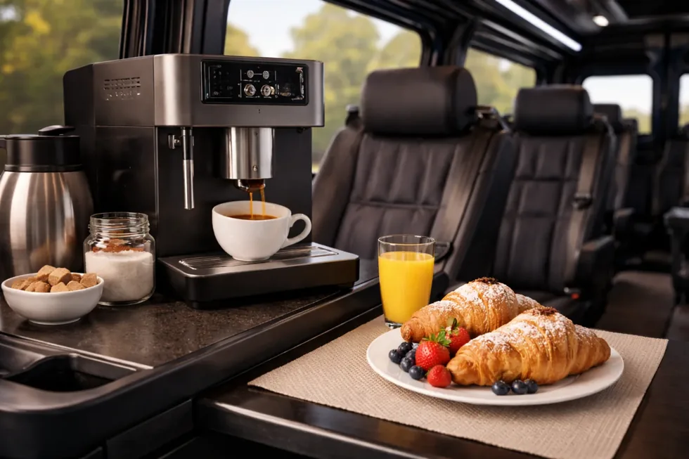 Comfort setup inside the vehicle