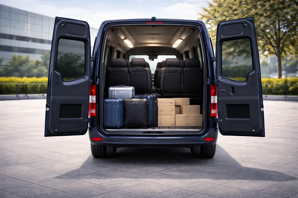 GlobaRide minibus with rear luggage space